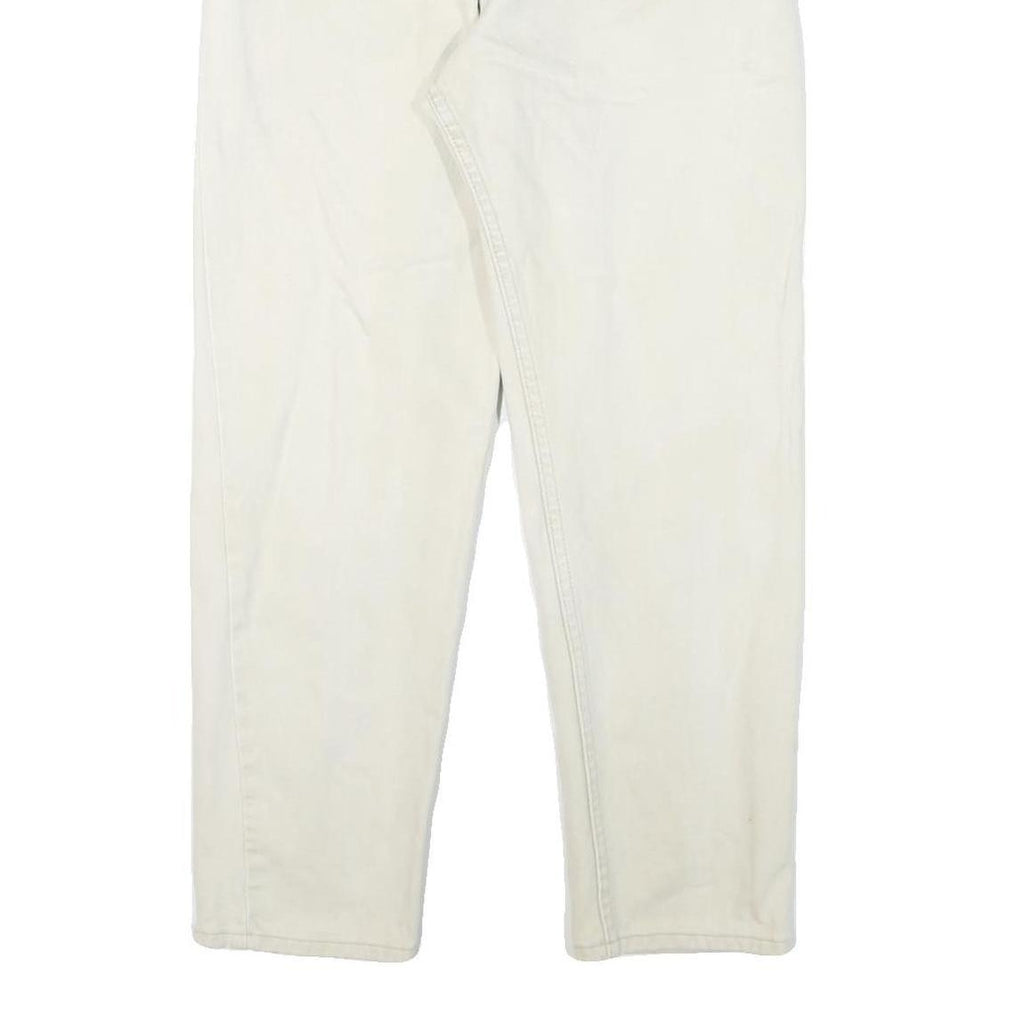 WRANGLER Womens Slim White Cotton Blend Denim Slim Jeans W29 L29 Classic Fit Zip