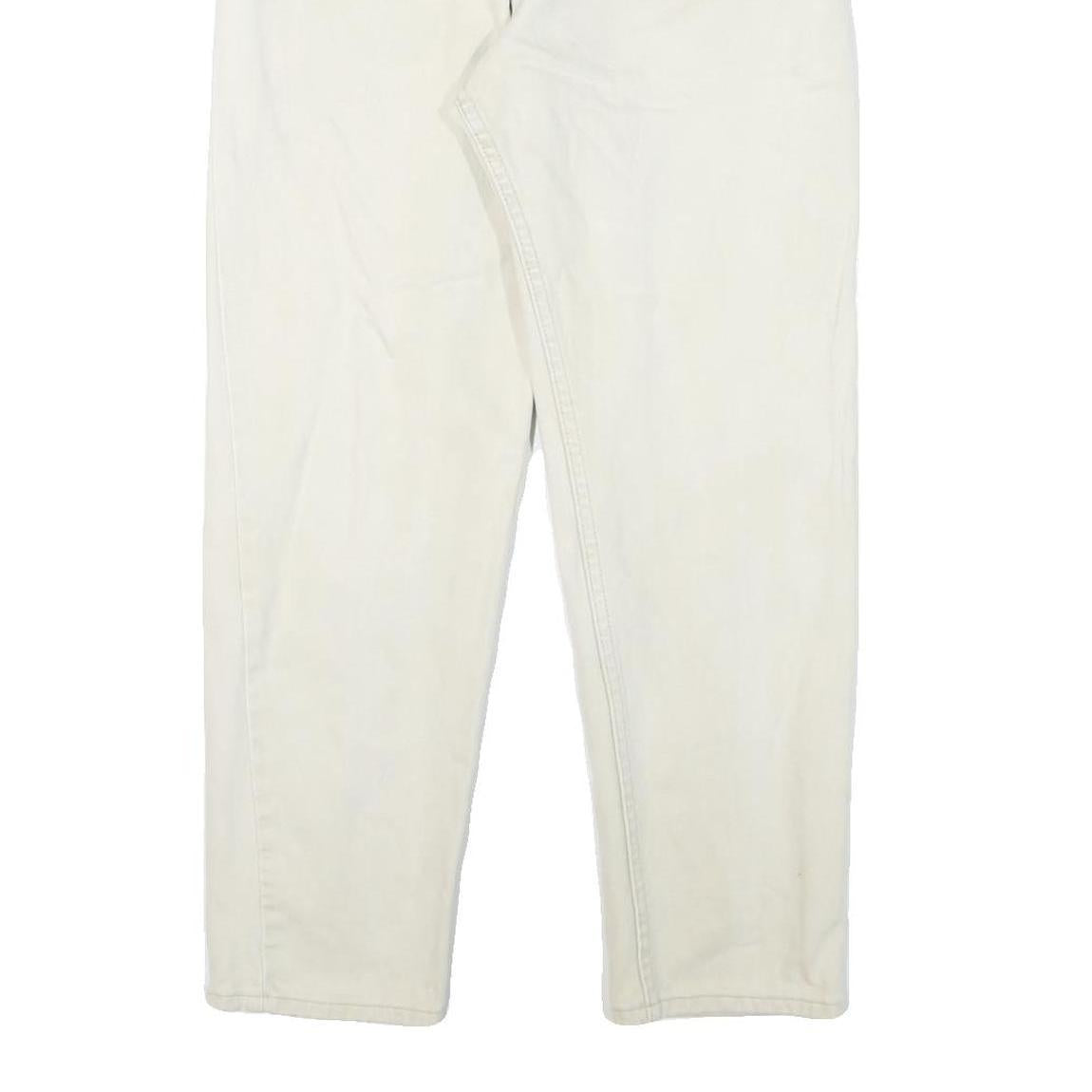 WRANGLER Womens Slim White Cotton Blend Denim Slim Jeans W29 L29 Classic Fit Zip