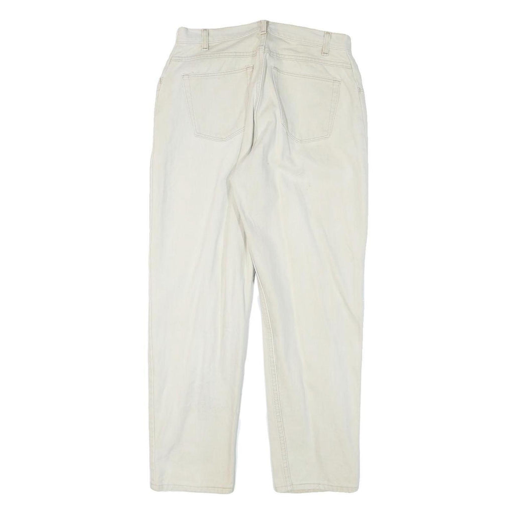 WRANGLER Womens Slim White Cotton Blend Denim Slim Jeans W29 L29 Classic Fit Zip