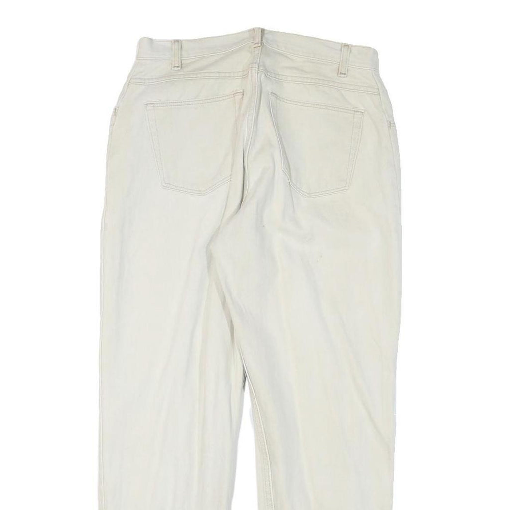 WRANGLER Womens Slim White Cotton Blend Denim Slim Jeans W29 L29 Classic Fit Zip