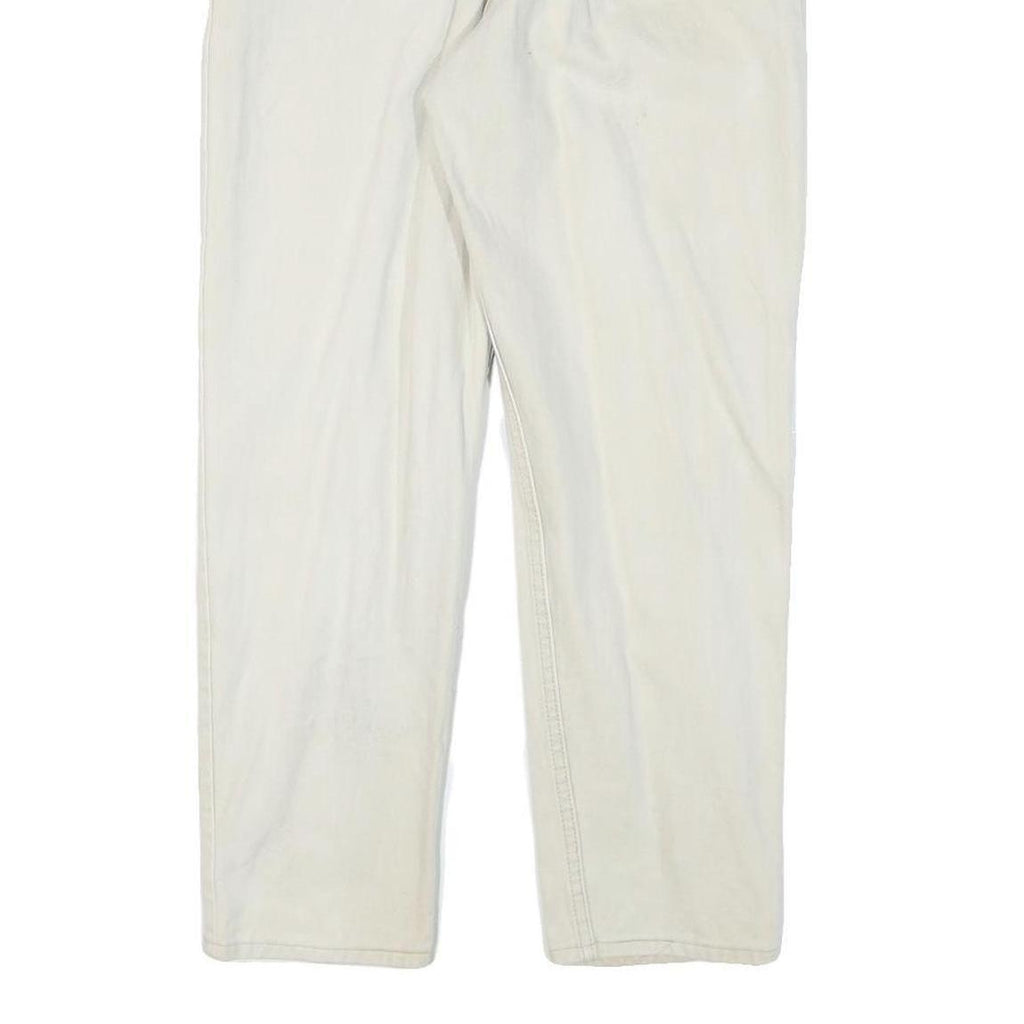 WRANGLER Womens Slim White Cotton Blend Denim Slim Jeans W29 L29 Classic Fit Zip