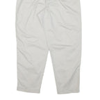 LEE Womens Cotton Blend White Relaxed Straight Trousers W30 L27 Casual Comfort