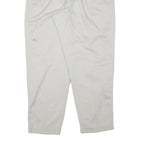 LEE Womens Cotton Blend White Relaxed Straight Trousers W30 L27 Casual Comfort