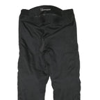 TOURING Mens Polyester Blend Black Regular Fit Trousers W38 L32 Zip Closure