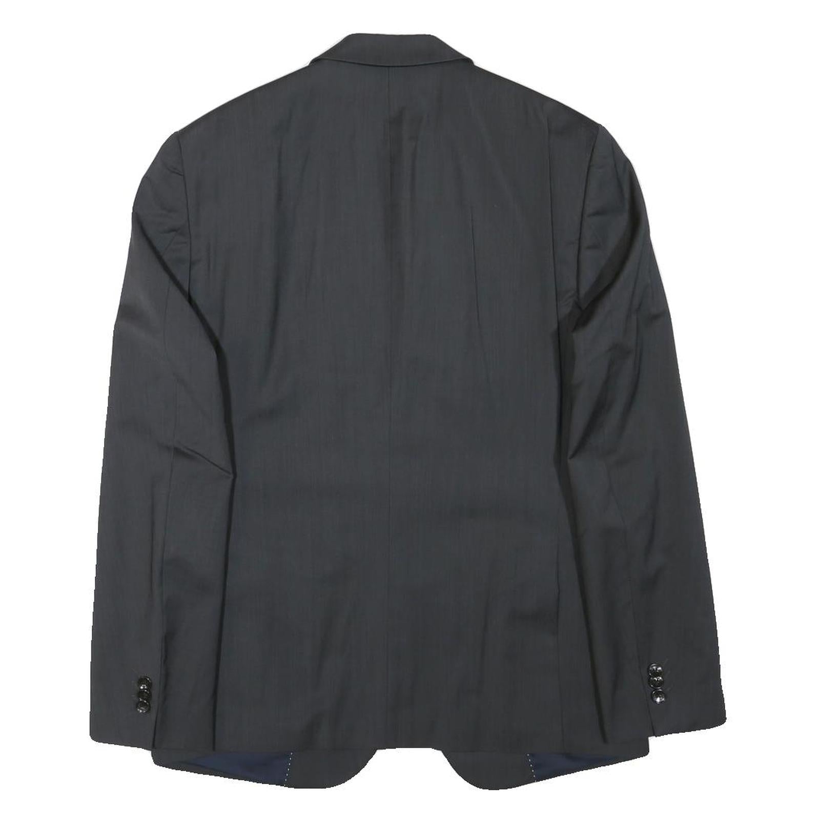 JOOP! Mens Black Wool Blend Classic Jacket S Woven Button Closure