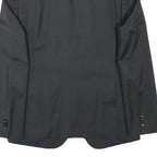 JOOP! Mens Black Wool Blend Classic Jacket S Woven Button Closure