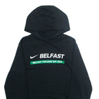 NIKE Belfast Mens Black Hoodie M