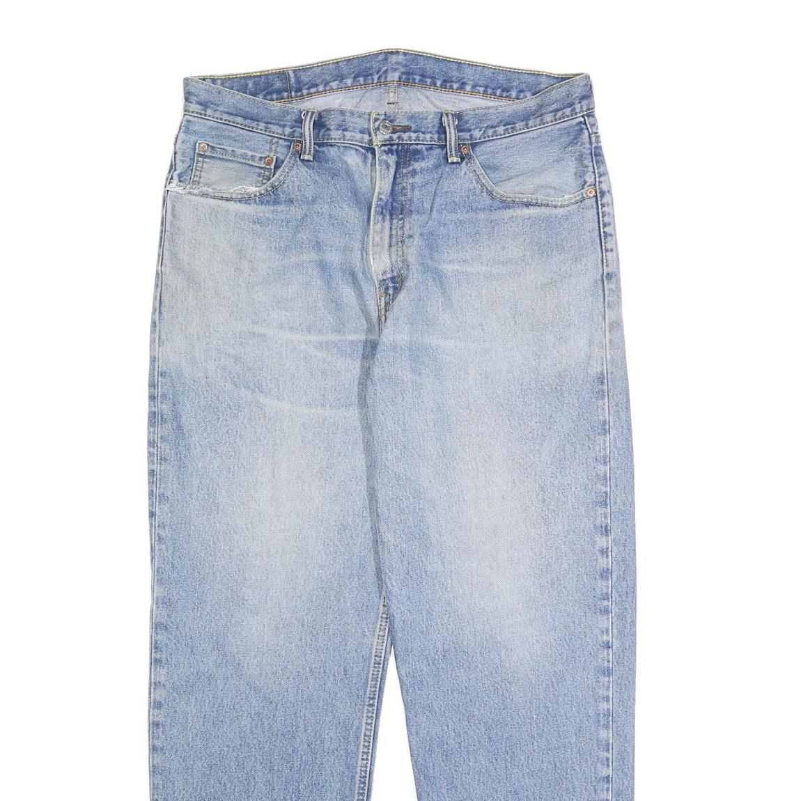 LEVI'S 550 Tapered Mens Jeans Blue Relaxed Cotton Medium W36 L32 Classic Fit