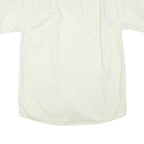 WRANGLER Mens White Short Sleeve Shirt S Button Pocket Casual Cotton Blend