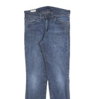 LEVI'S 511 Big E Mens Slim Blue Denim Medium W32 L32 Classic Fit Zip Jeans