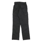 JOHN GALT Boys Cotton Blend Black Relaxed Straight Trousers W25 L29 Cargo Pocket