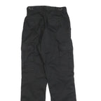 JOHN GALT Boys Cotton Blend Black Relaxed Straight Trousers W25 L29 Cargo Pocket