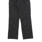 JOHN GALT Boys Cotton Blend Black Relaxed Straight Trousers W25 L29 Cargo Pocket