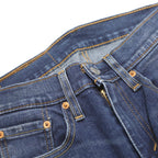 LEVI'S 519 Hi-Ball Mens Jeans Blue Slim Skinny Denim W28 L29 Zip