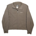 JACK WOLFSKIN Mens Beige Softshell Jacket M Polyamide Plain Zip Casual Outdoor