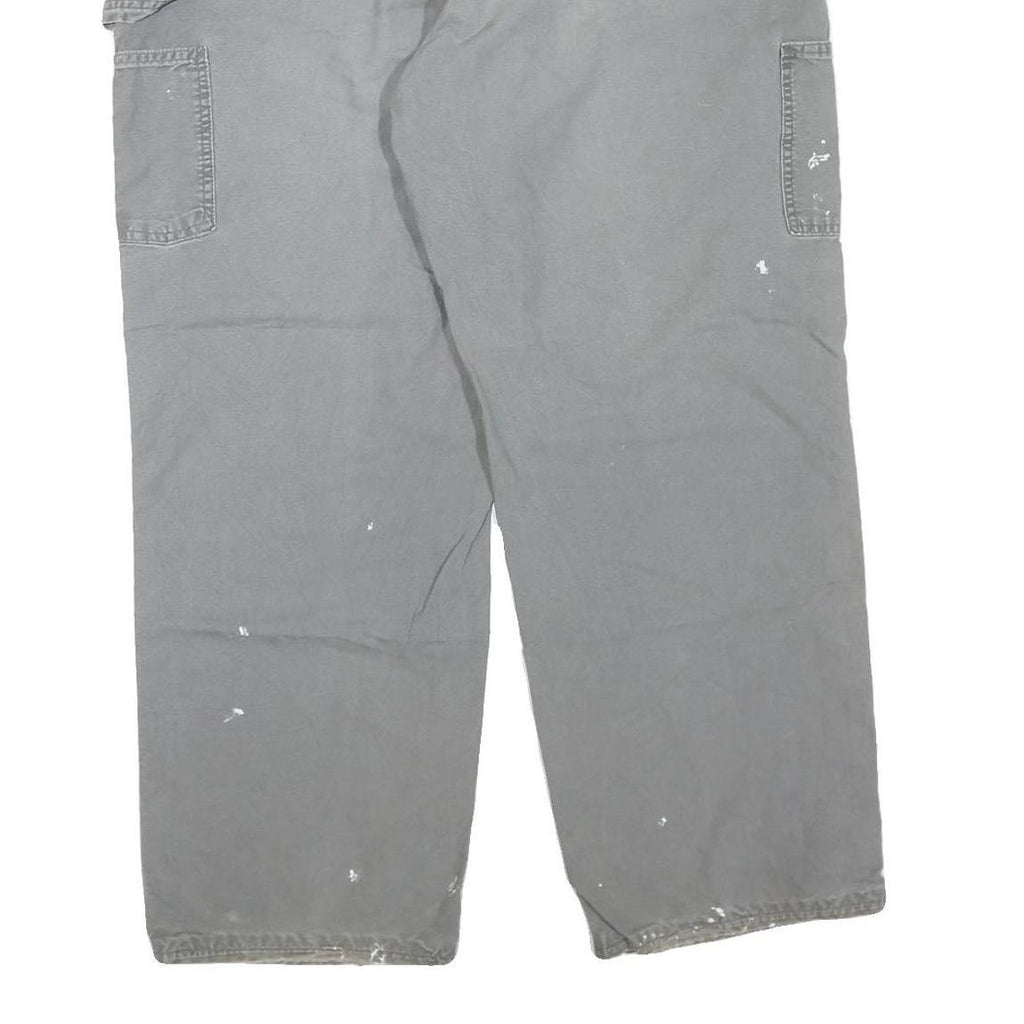 CARHARTT Mens Regular Fit Distressed Workwear Cotton Blend Jeans W40 L29 Paint