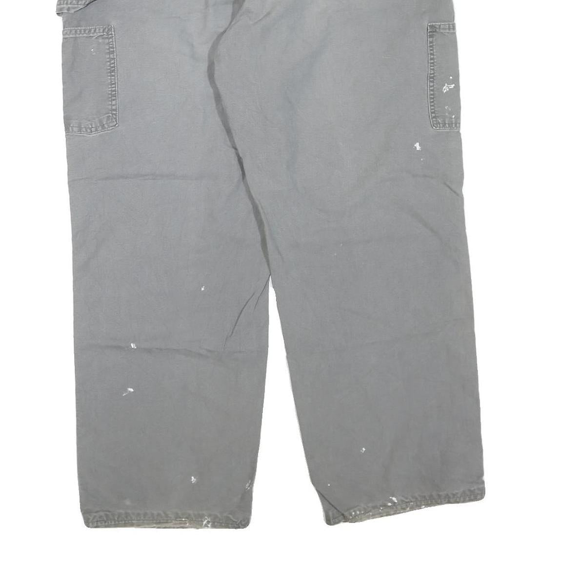 CARHARTT Mens Regular Fit Distressed Workwear Cotton Blend Jeans W40 L29 Paint