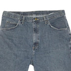 WRANGLER Mens Shorts Blue Denim Casual L W36 Cotton Blend Relaxed Fit