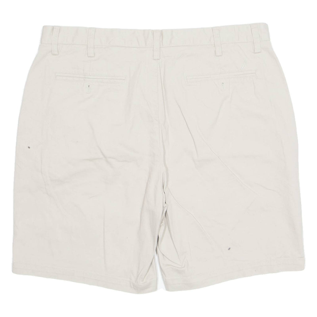 NAUTICA Mens Chino Shorts Beige XL W38
