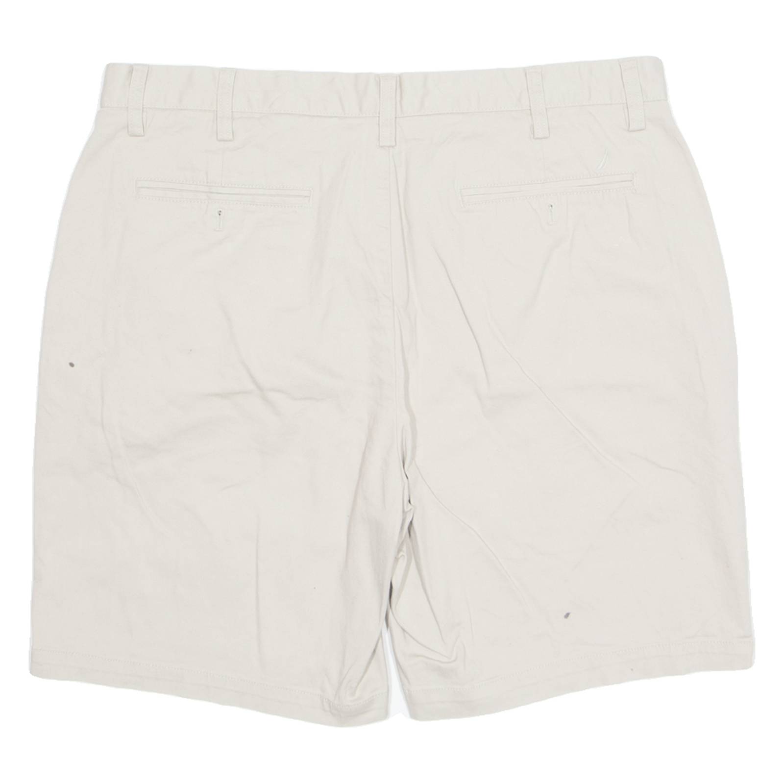 NAUTICA Mens Chino Shorts Beige XL W38