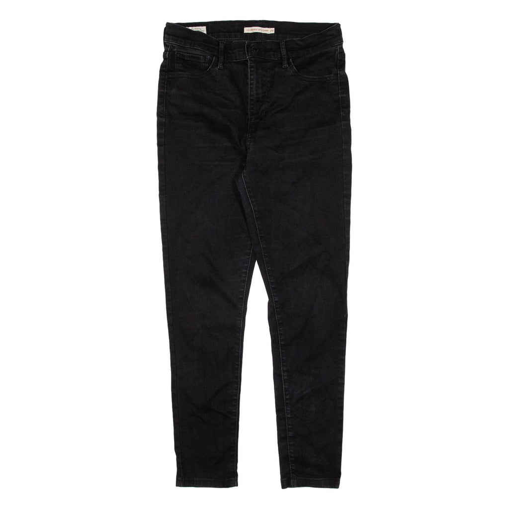 LEVI'S 720 BIG E High Rise Womens Jeans Black Slim Skinny W29 L25