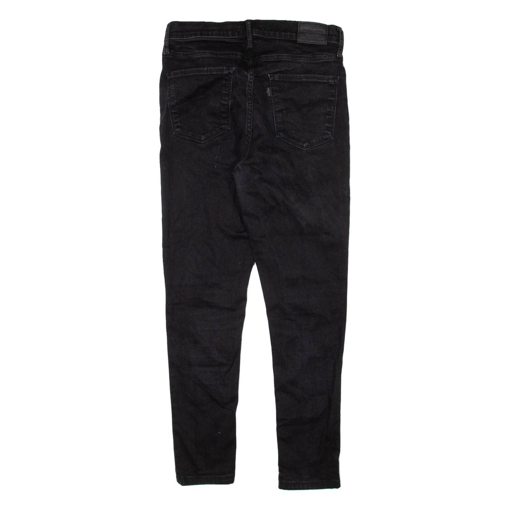 LEVI'S 720 BIG E High Rise Womens Jeans Black Slim Skinny W29 L25