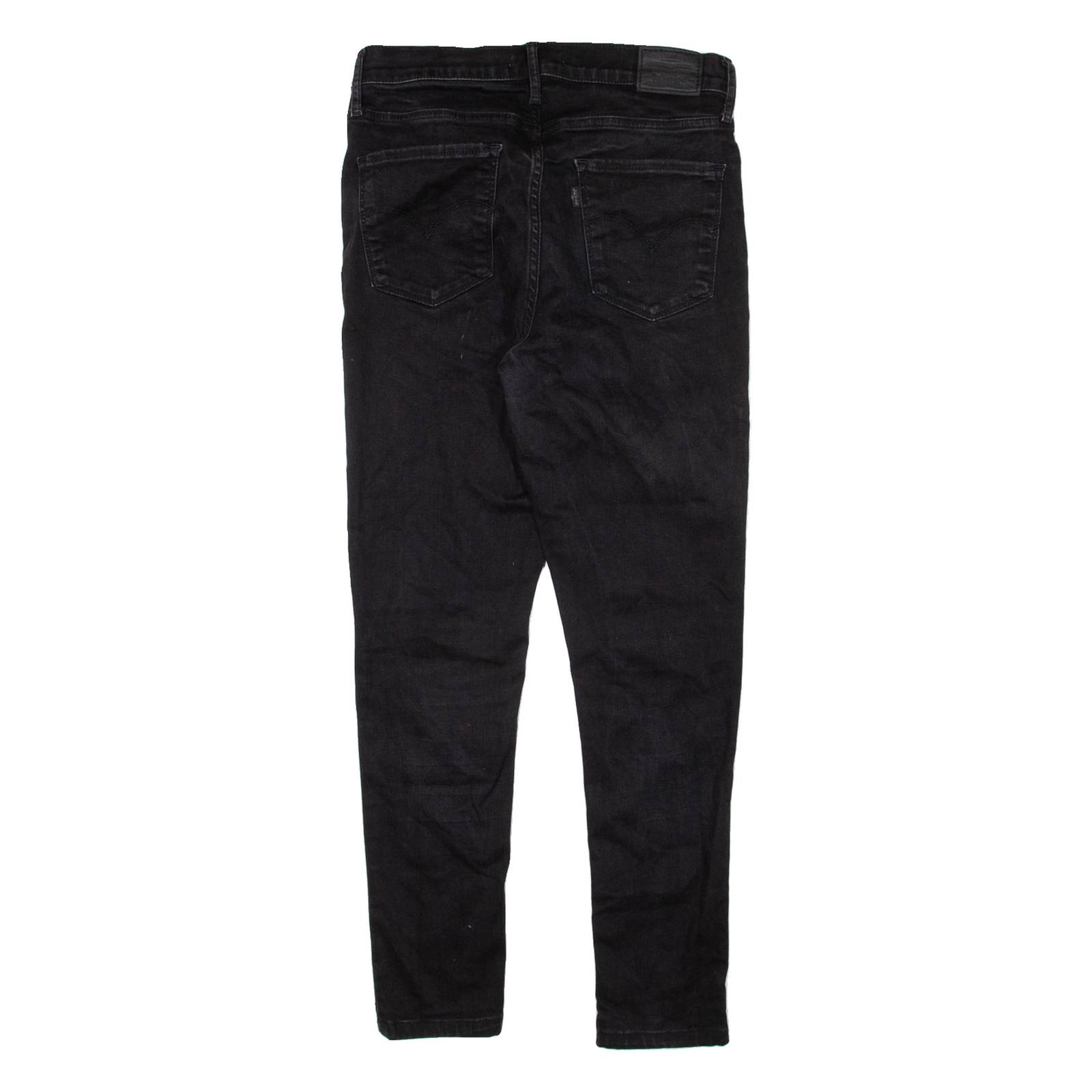 LEVI'S 720 BIG E High Rise Womens Jeans Black Slim Skinny W29 L25
