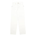 WRANGLER Womens White Regular Straight Denim Jeans W25 L31 Classic Zip Cotton