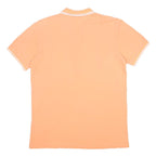 KAPPA Mens Orange Short Sleeve Plain Polo Shirt M Cotton Casual Sportswear
