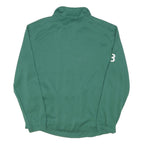 PUMA Mens Green S Soccer Football Track Jacket Polyester Blend Zip Sportswear
