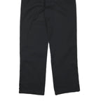 DICKIES Mens Cotton Blend Black Regular Regular Fit Trousers W30 L32 Workwear
