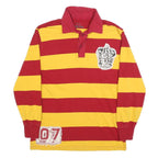 THE WIZARDING WORLD OF HARRY POTTER Mens Red & Yellow Gryffindor Rugby Stripe
