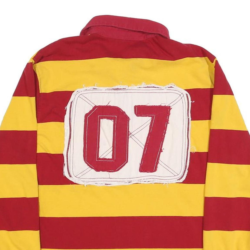 THE WIZARDING WORLD OF HARRY POTTER Mens Red & Yellow Gryffindor Rugby Stripe