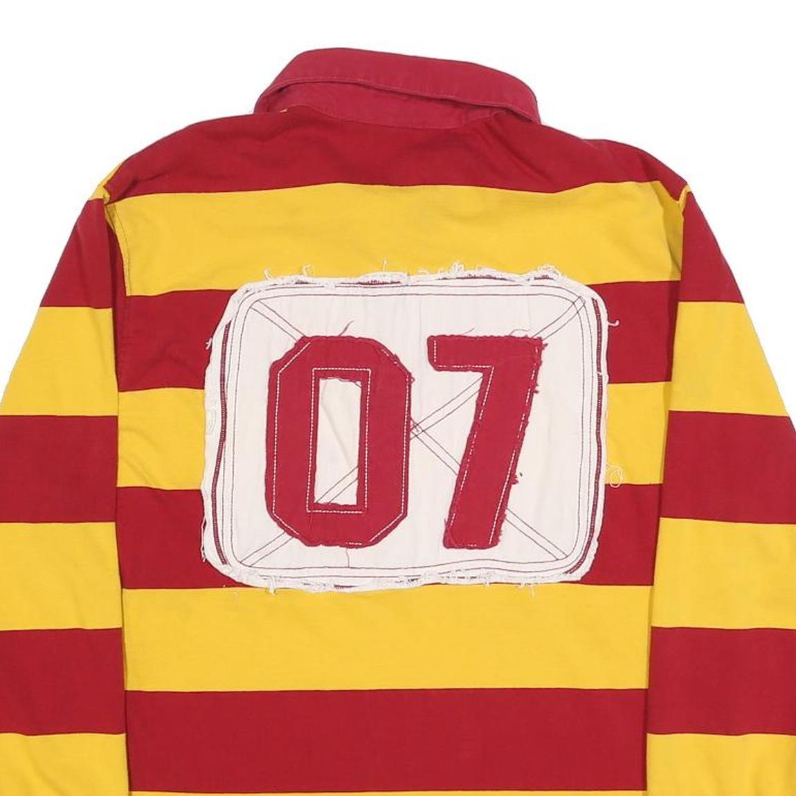 THE WIZARDING WORLD OF HARRY POTTER Mens Red & Yellow Gryffindor Rugby Stripe