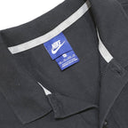 NIKE Mens Black & Grey Short Sleeve Colourblock Polo Shirt XS Cotton Blend