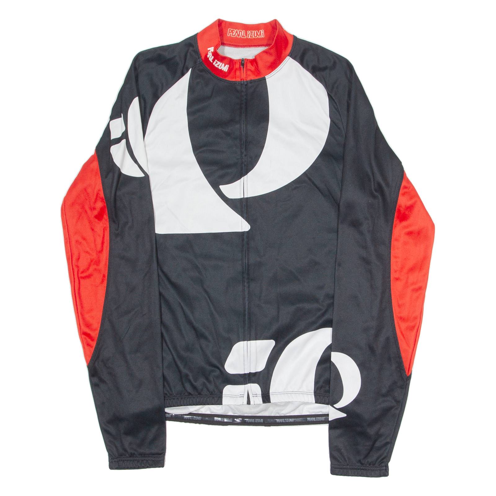 PEARL IZUMI Cycling Mens Jersey Black Long Sleeve 1/4 Zip L