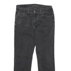 LEVI'S Mid Rise Skinny Womens Jeans Black Regular Skinny Denim W28 L28 Zip
