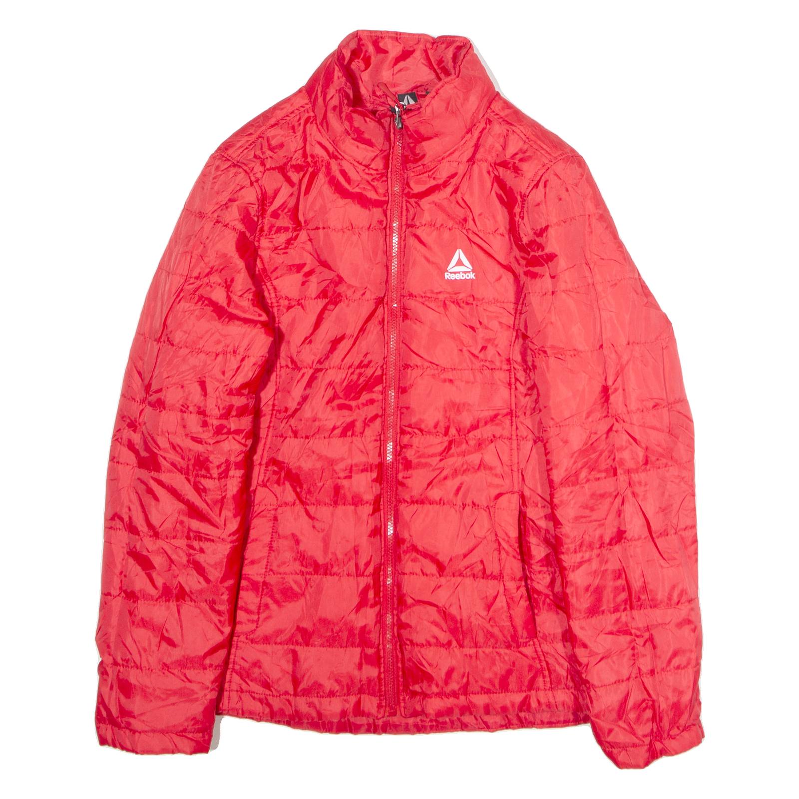 REEBOK Womens Puffer Jacket Red M