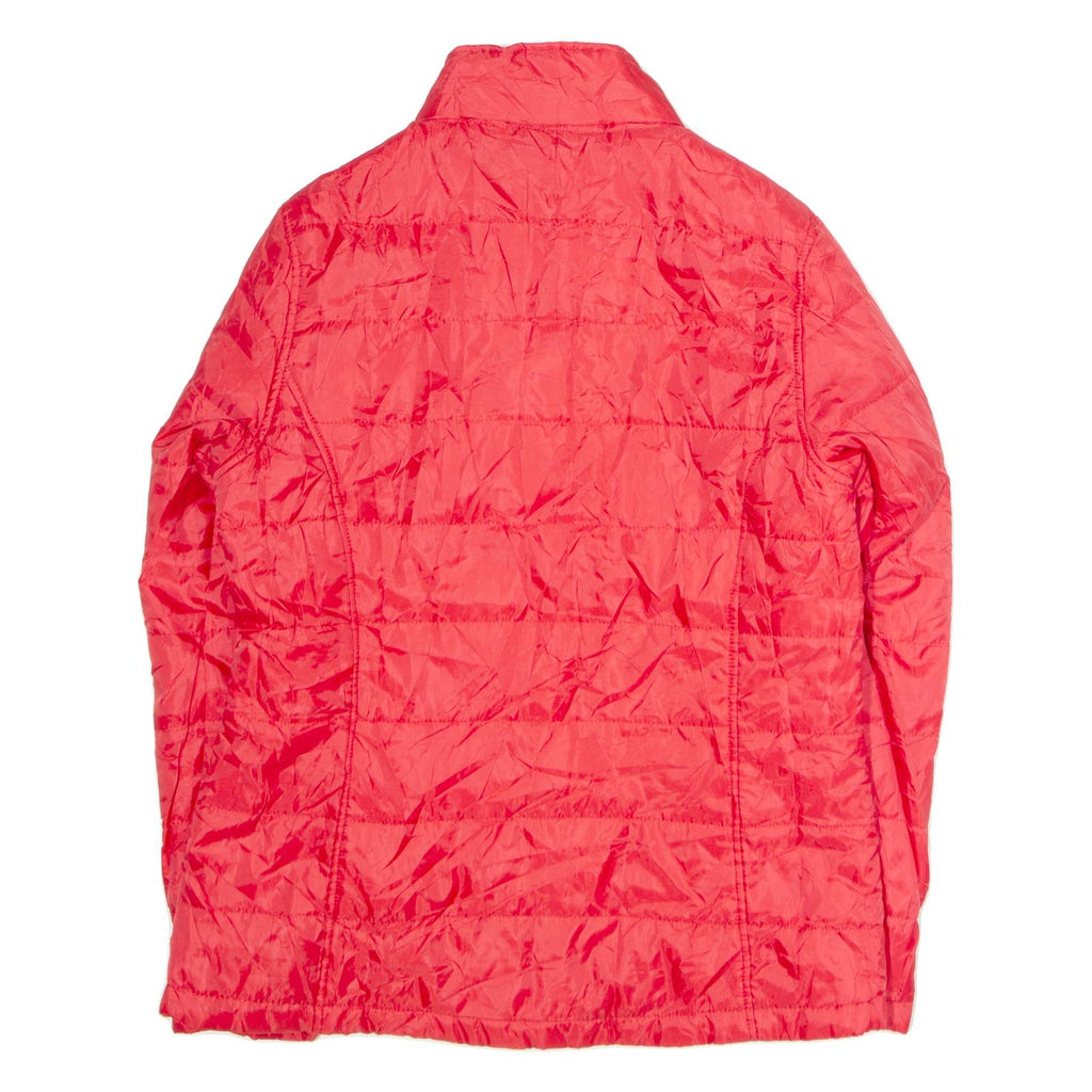 REEBOK Womens Puffer Jacket Red M