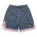 KARL KANI Mens Shorts Blue Pinstripe L W28 Casual Sporty Athletic