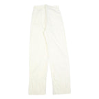 & OTHER STORIES Womens Cotton Blend White Relaxed Straight Trousers W25 L32