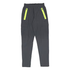 NIKE Mens Joggers Black & Neon Yellow Slim Tapered S W26 L29 Lightweight Nylon