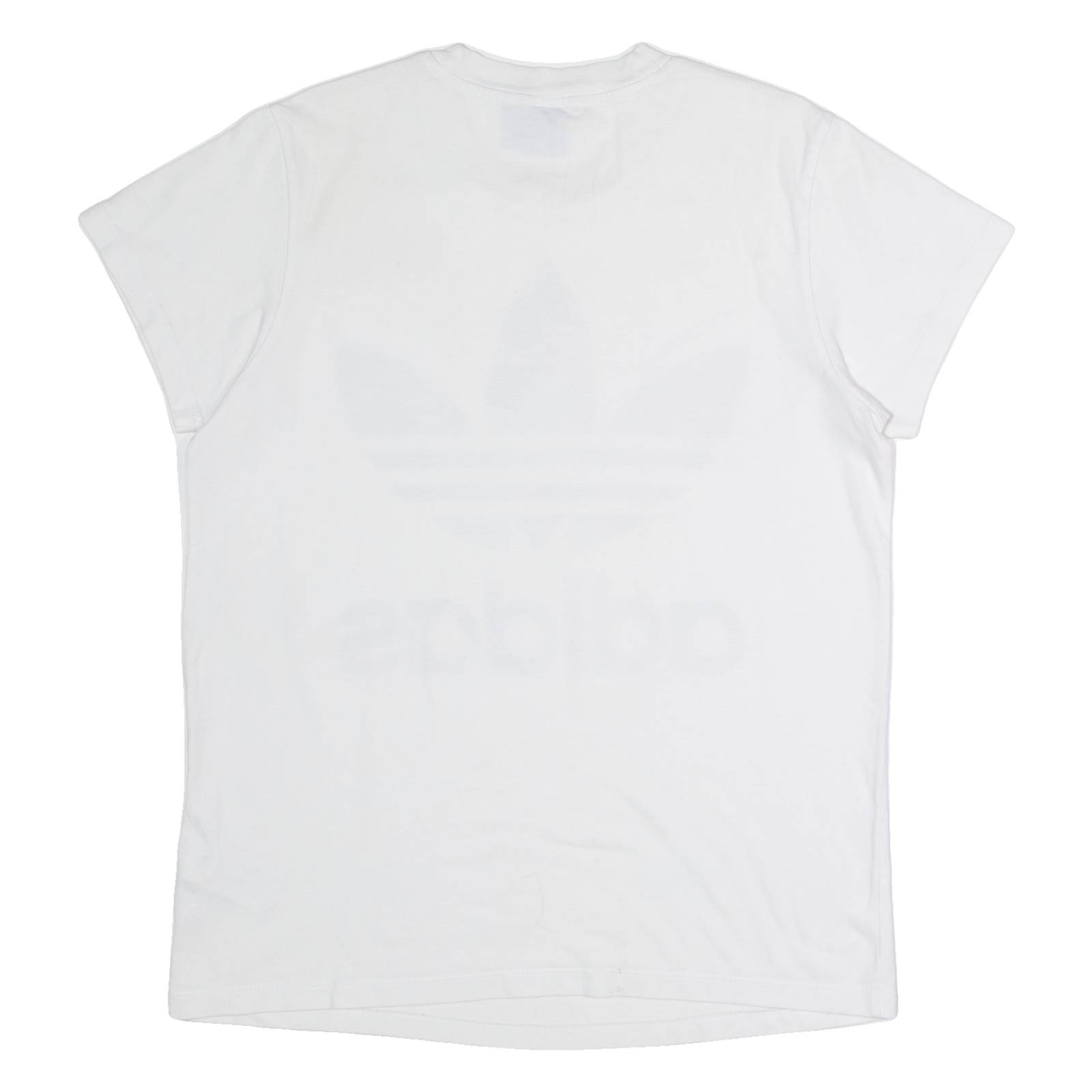 ADIDAS ORIGINALS Womens T-Shirt White Crew Neck UK 8