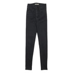 LEVI'S Womens Jeans Black Slim Skinny Denim W25 L30 Zip Cotton Blend