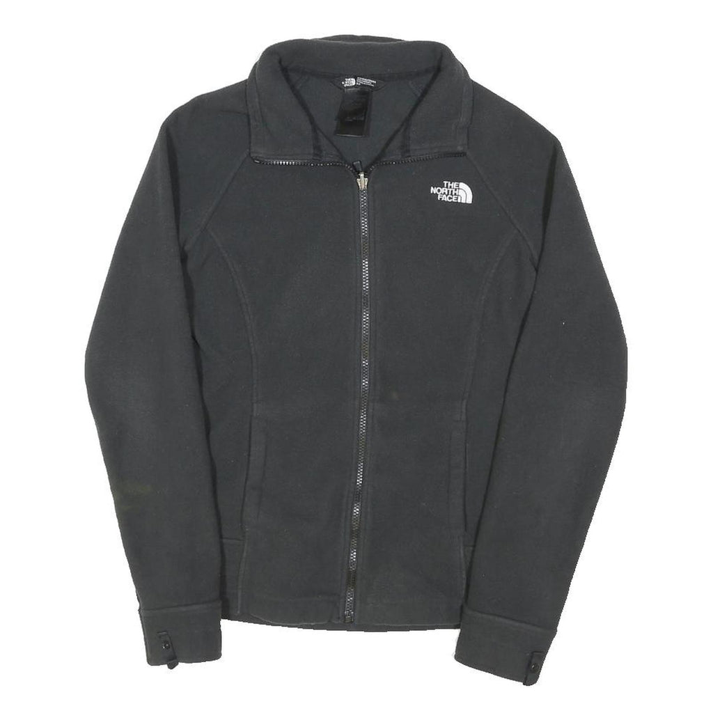 THE NORTH FACE Womens Black Zip Jacket S Polyester Blend Outdoor Casual