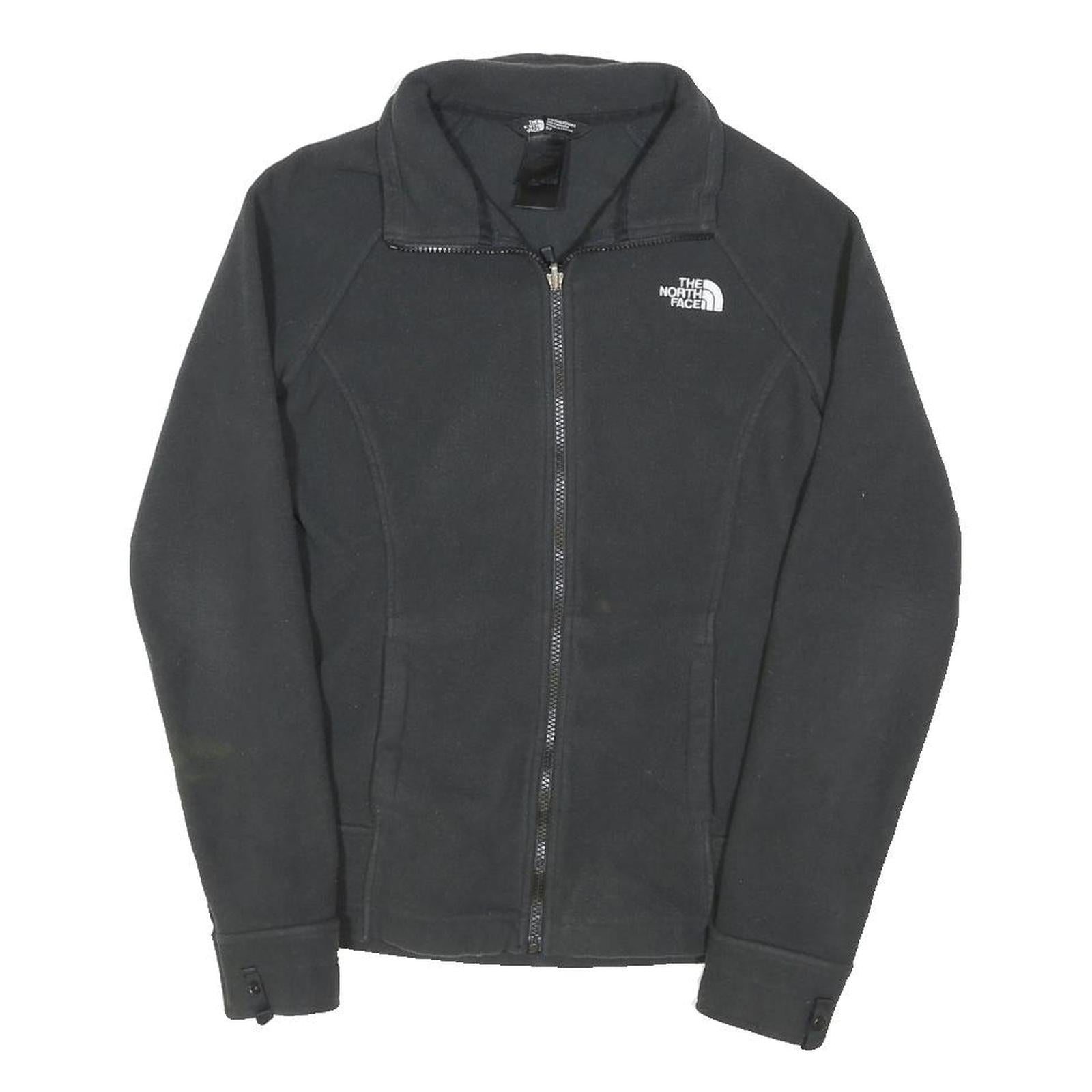 THE NORTH FACE Womens Black Zip Jacket S Polyester Blend Outdoor Casual