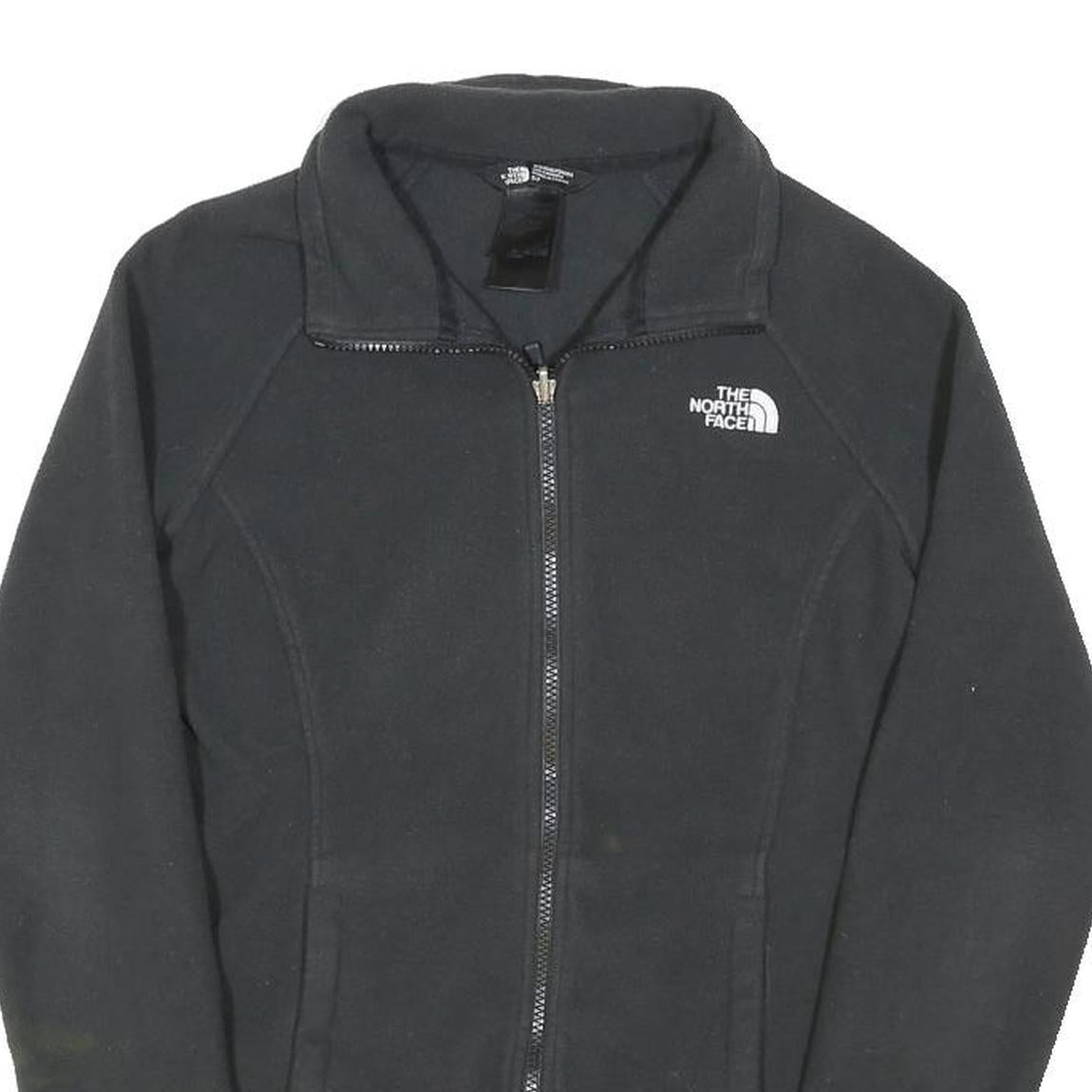 THE NORTH FACE Womens Black Zip Jacket S Polyester Blend Outdoor Casual