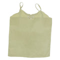 Womens Camisole Top Green V-Neck Sleeveless L