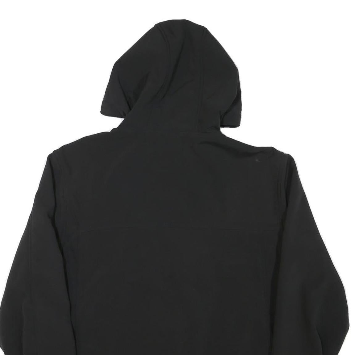 O'NEILL Mens Black Jacket L Polyester Blend Outdoor Zip Hooded Casual