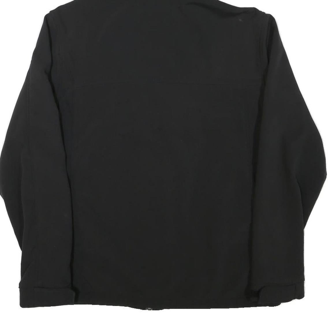 O'NEILL Mens Black Jacket L Polyester Blend Outdoor Zip Hooded Casual